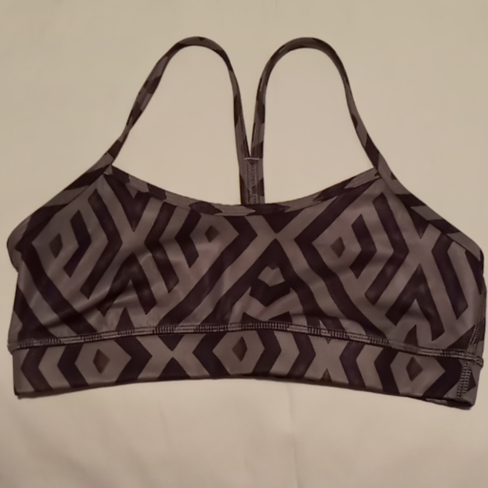 Lululemon Blk/Army Green Sports Bra